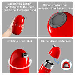 Thermos flask 350ml/12oz, gift packaging, stainless steel bubble planet thermos, suitable for hot and cold drinks, portable and durable, suitable for fitness, travel and daily use