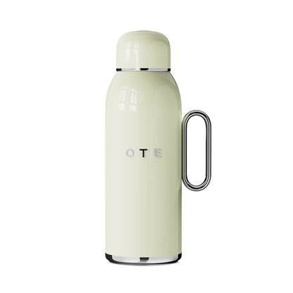 Thermische koffiekaraf 52oz/1,5 l (21oz/0,6 l) - 12 uur warme drankdispenser, geïsoleerde roestvrijstalen karaf voor hete vloeistoffen, koffiekarafen voor het houden van hete koffiedispenser voor feesten-Grote thee Carafe Flast